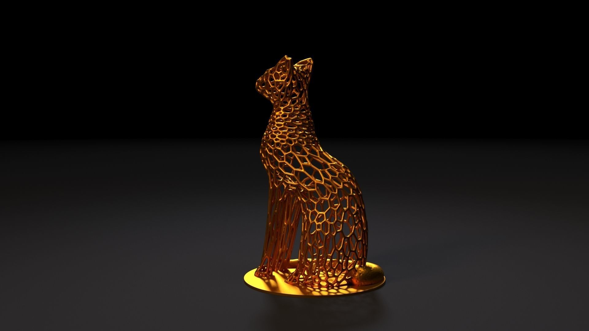 Goddess bastet 3D print model_2