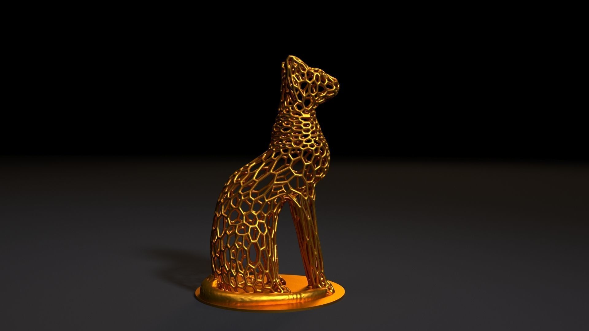 Goddess bastet 3D print model_5
