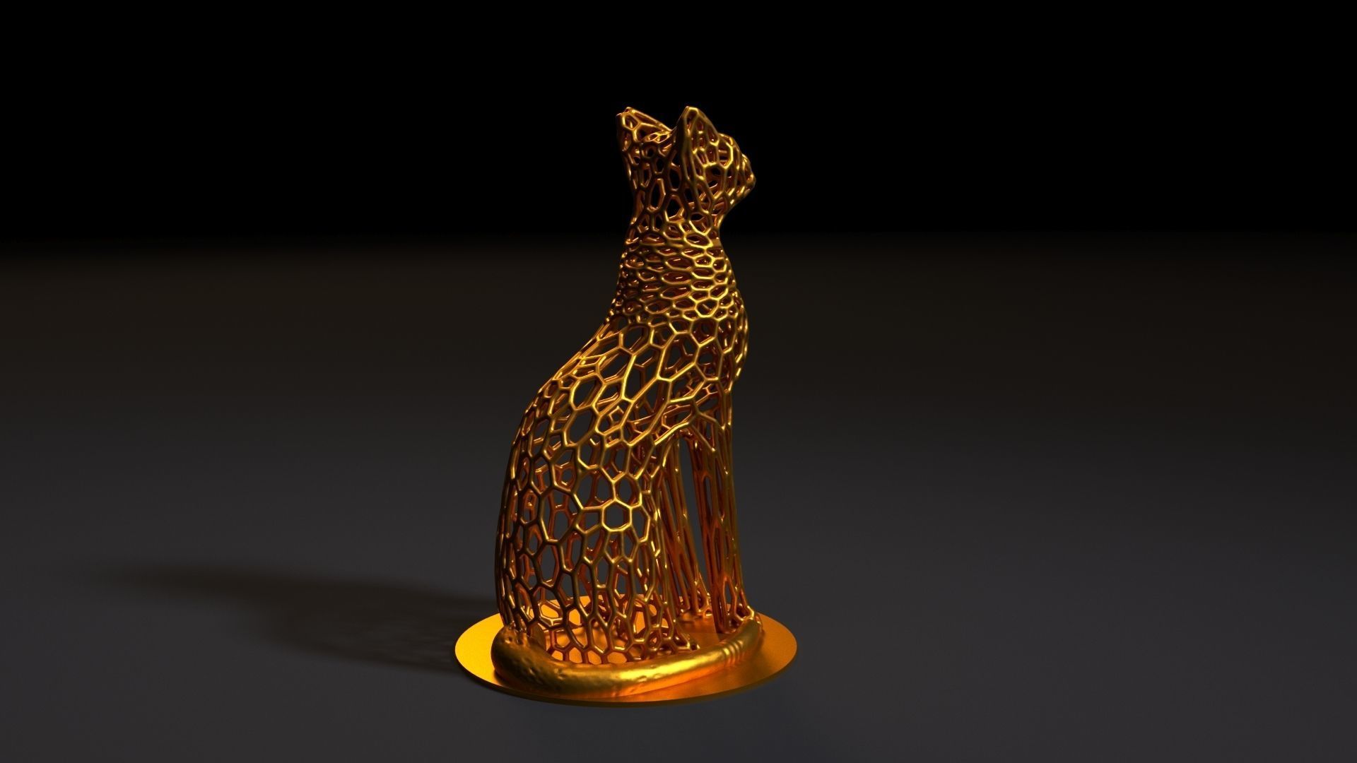 Goddess bastet 3D print model_4