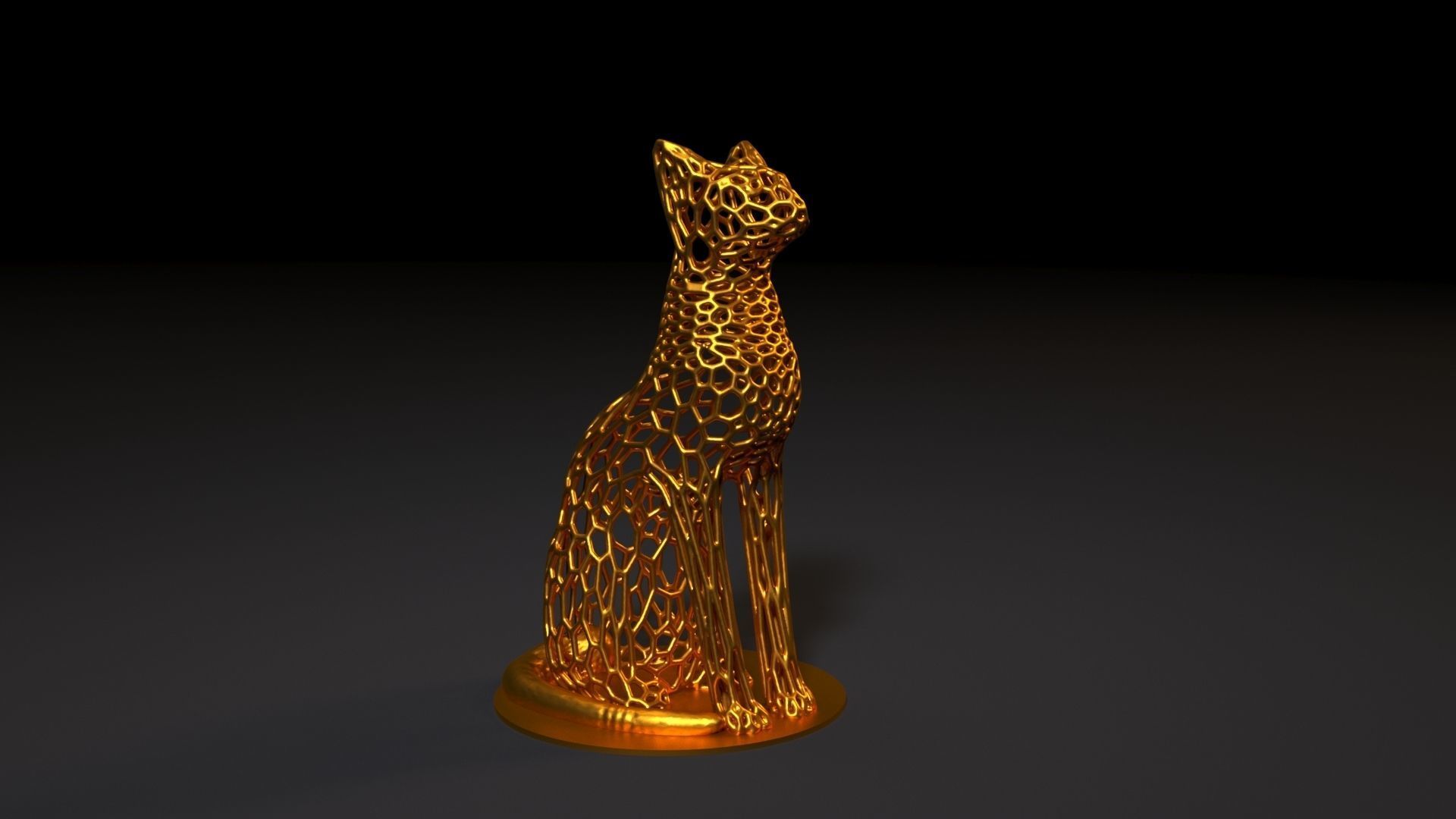 Goddess bastet 3D print model_6