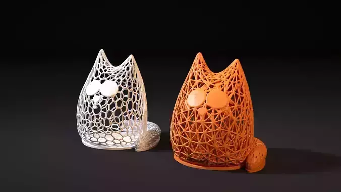 Cat decor 3D print model