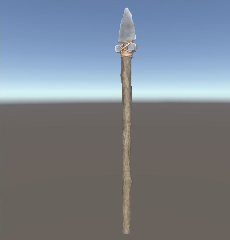 Spear survival weapon Low-poly 3D model Low-poly 3D model_13