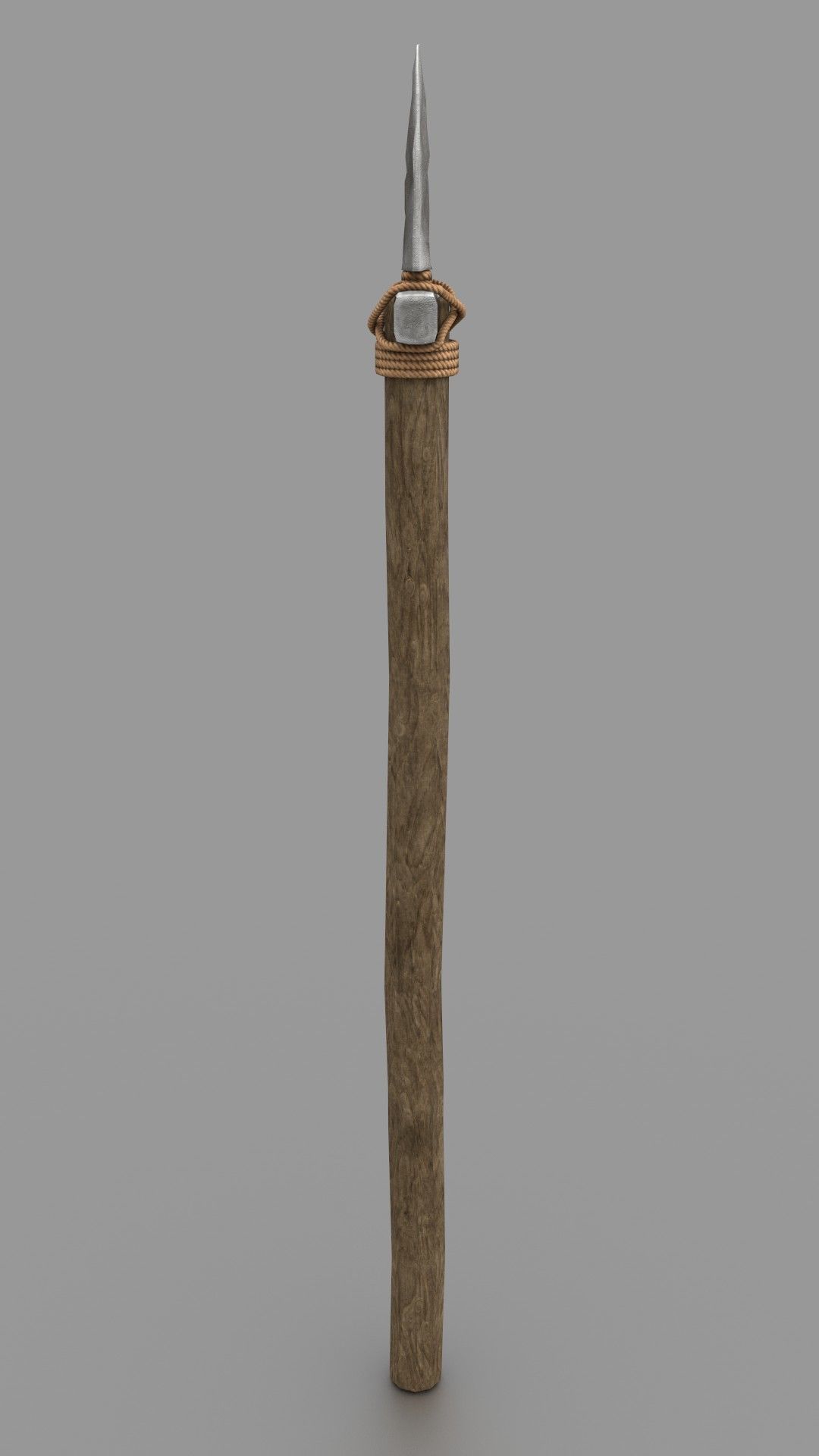 Spear survival weapon Low-poly 3D model Low-poly 3D model_6