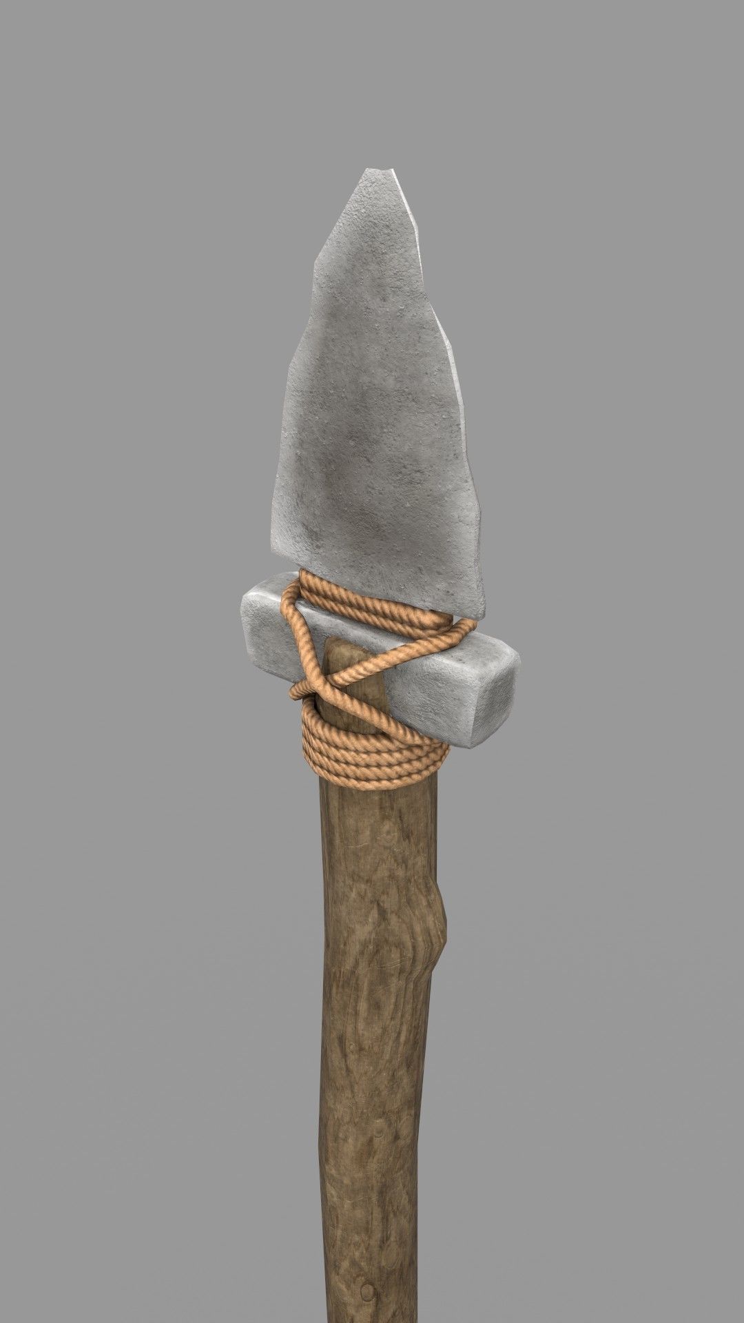 Spear survival weapon Low-poly 3D model Low-poly 3D model_7