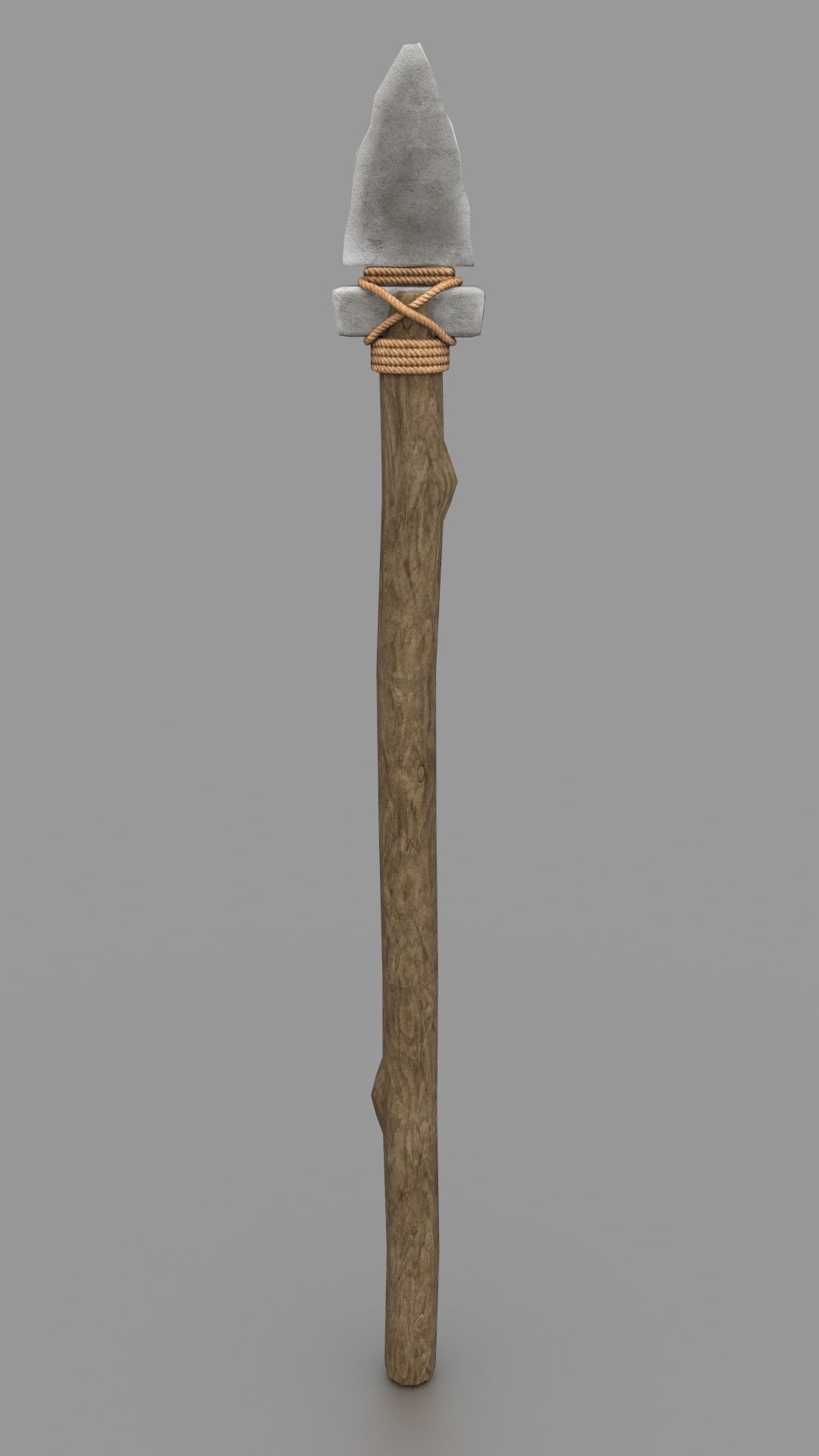Spear survival weapon Low-poly 3D model Low-poly 3D model_2