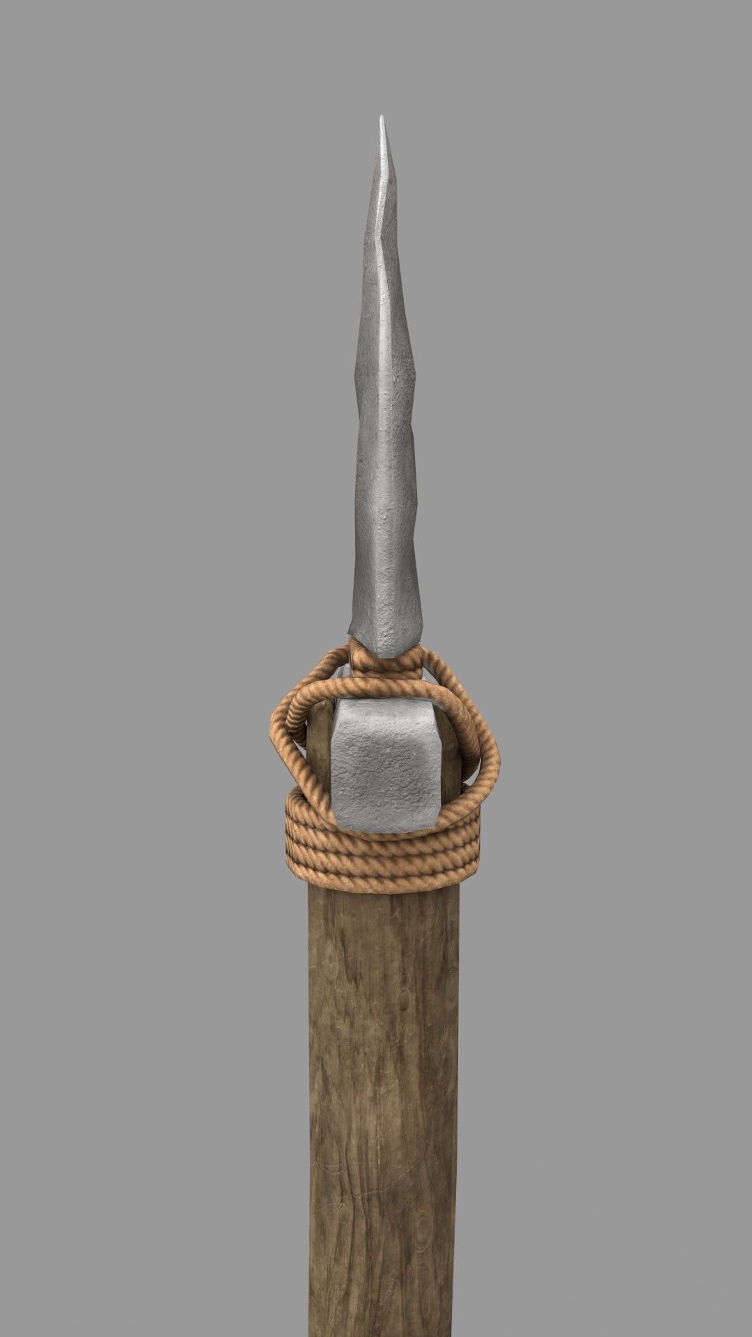 Spear survival weapon Low-poly 3D model Low-poly 3D model_8