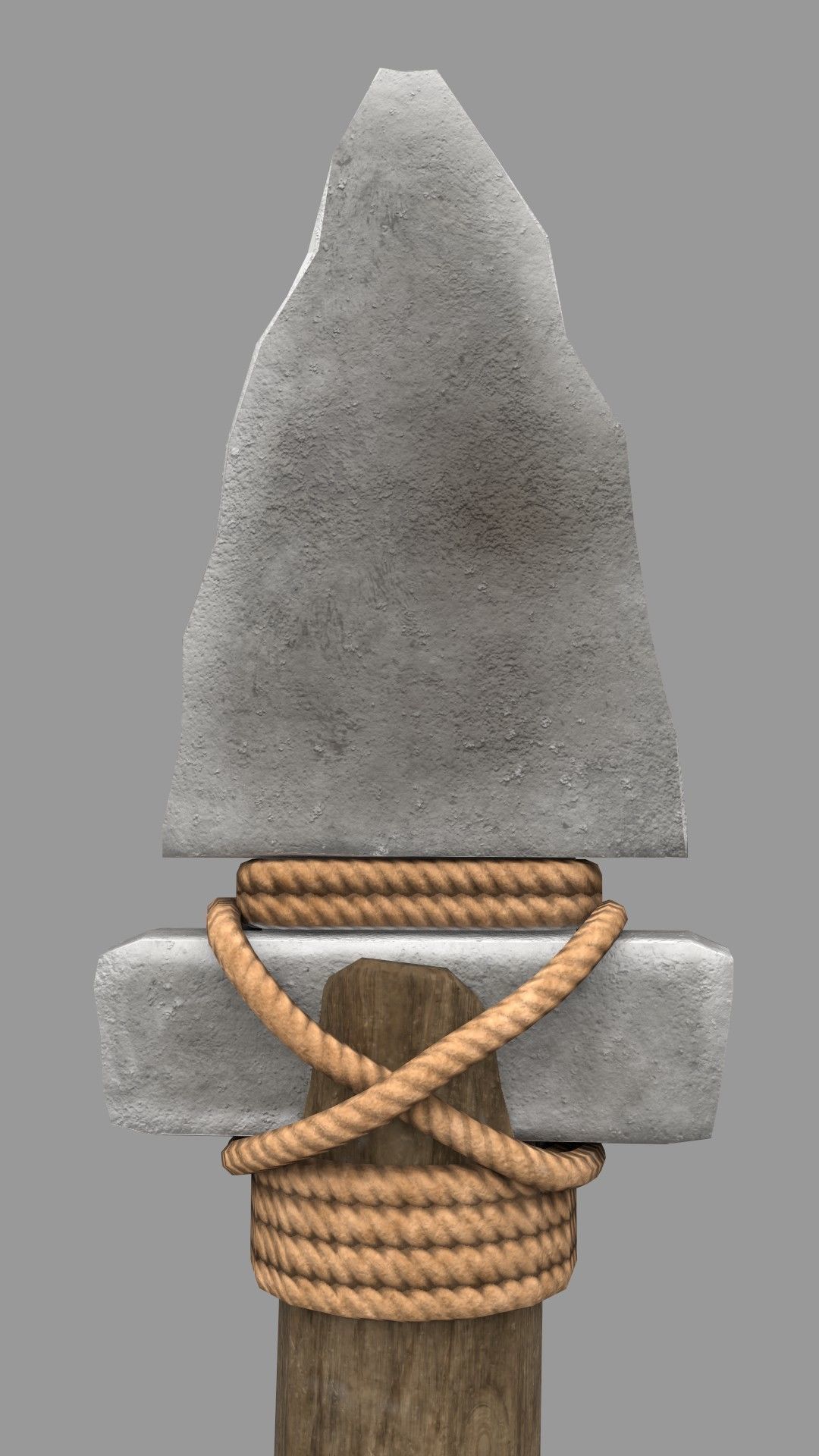 Spear survival weapon Low-poly 3D model Low-poly 3D model_11