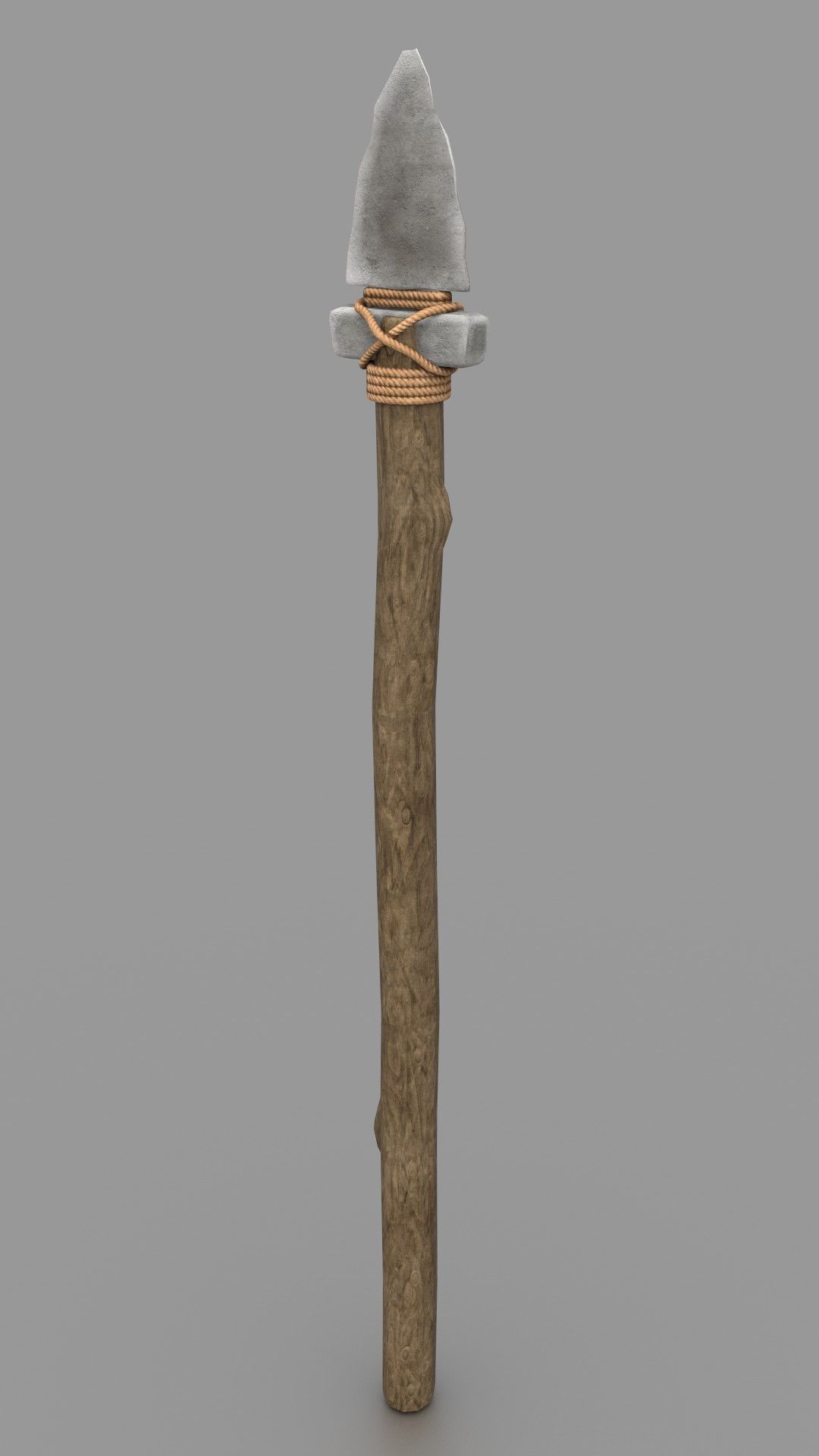 Spear survival weapon Low-poly 3D model Low-poly 3D model_4
