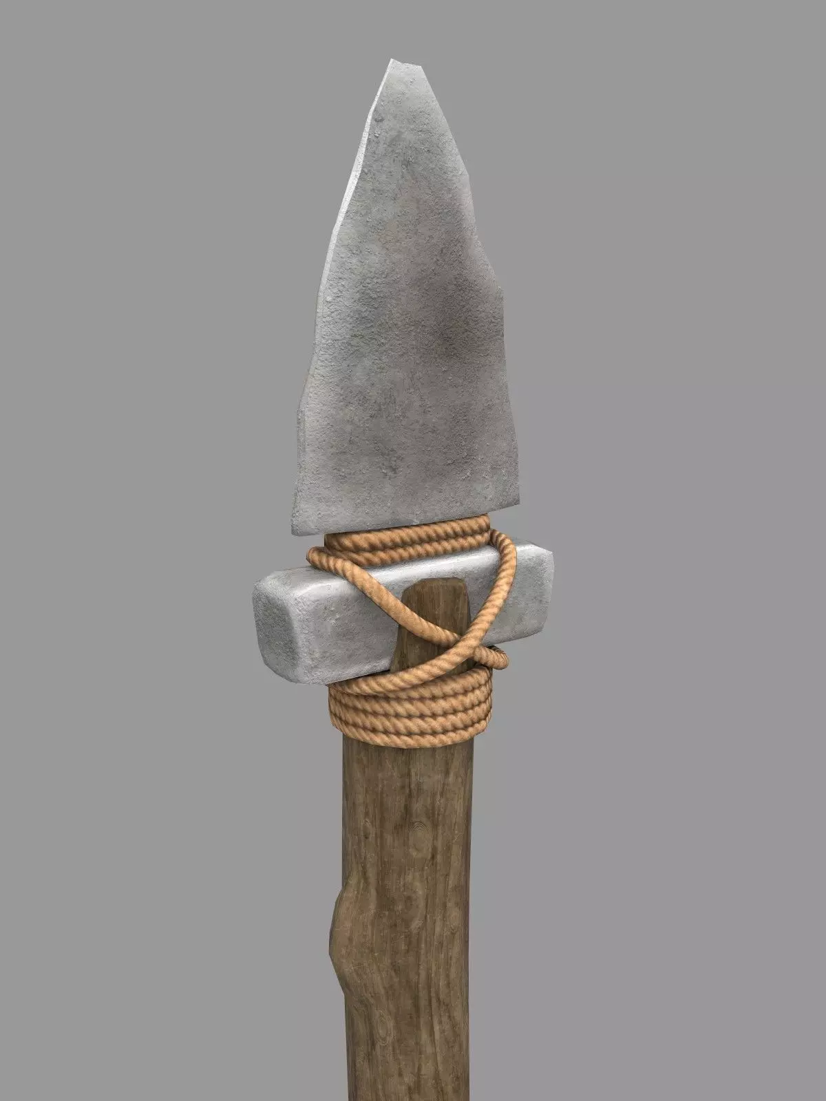 Spear survival weapon Low-poly 3D model Low-poly 3D model_0