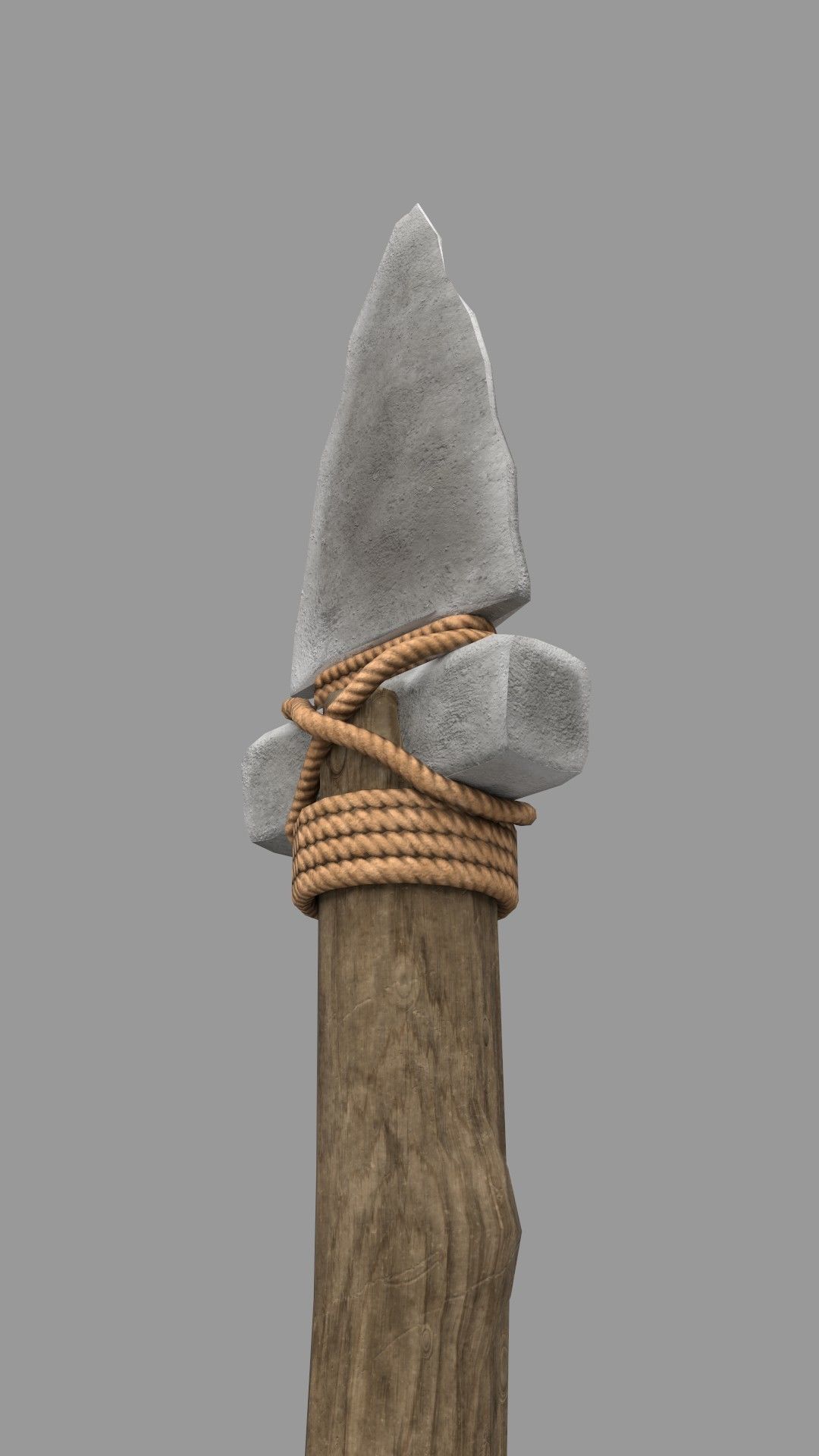 Spear survival weapon Low-poly 3D model Low-poly 3D model_9