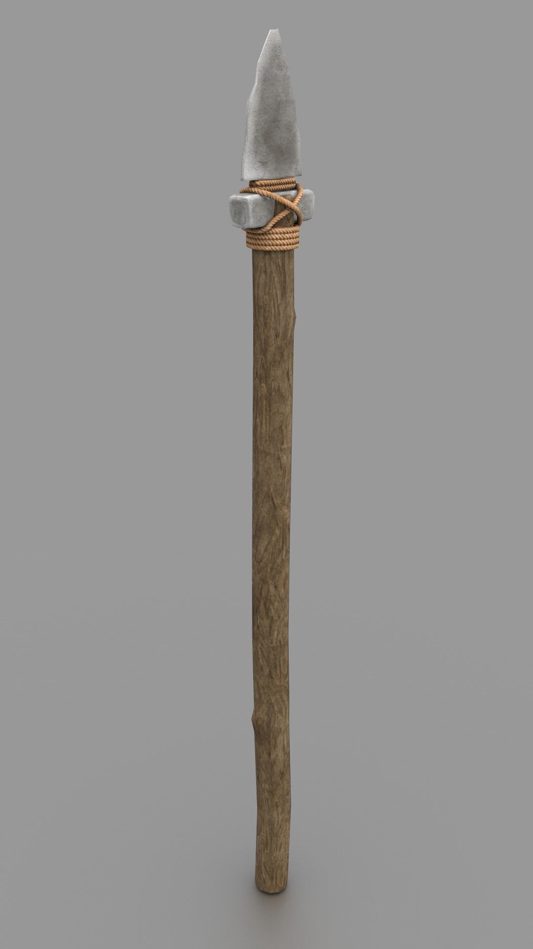 Spear survival weapon Low-poly 3D model Low-poly 3D model_5