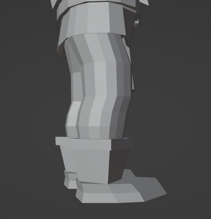 3D Dwarf Blender Low-poly 3D model_8