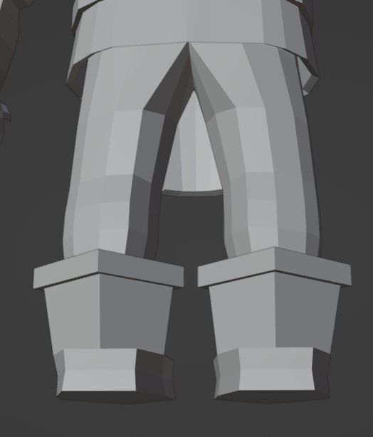 3D Dwarf Blender Low-poly 3D model_7