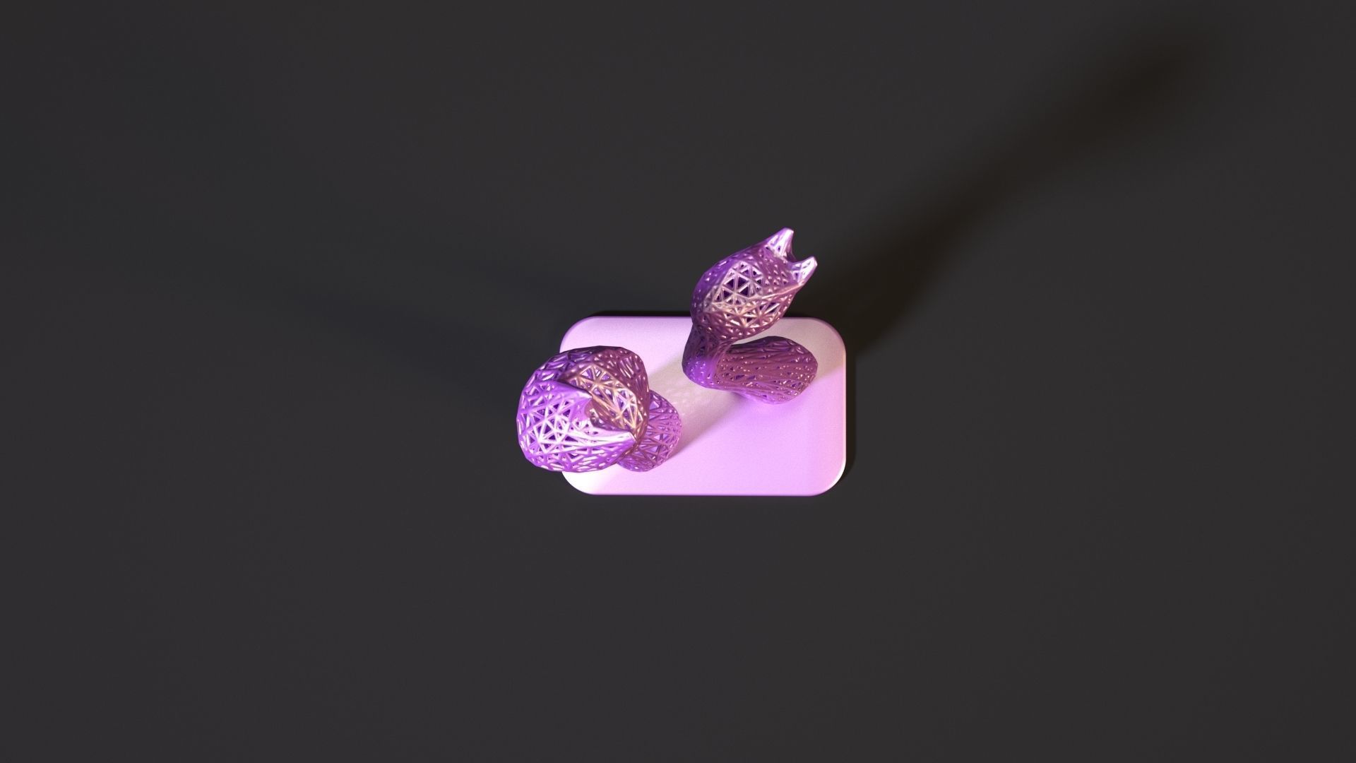 Cat statue 3D print model_19