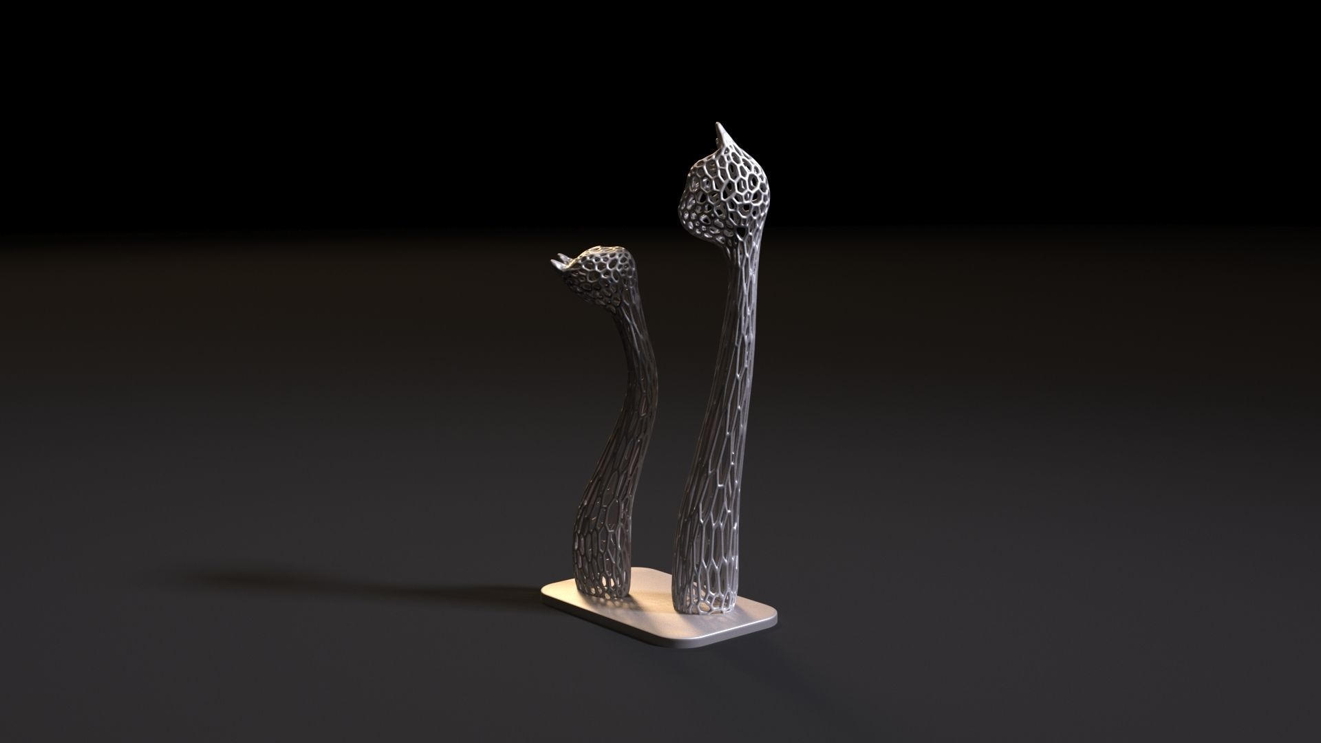Cat statue 3D print model_8