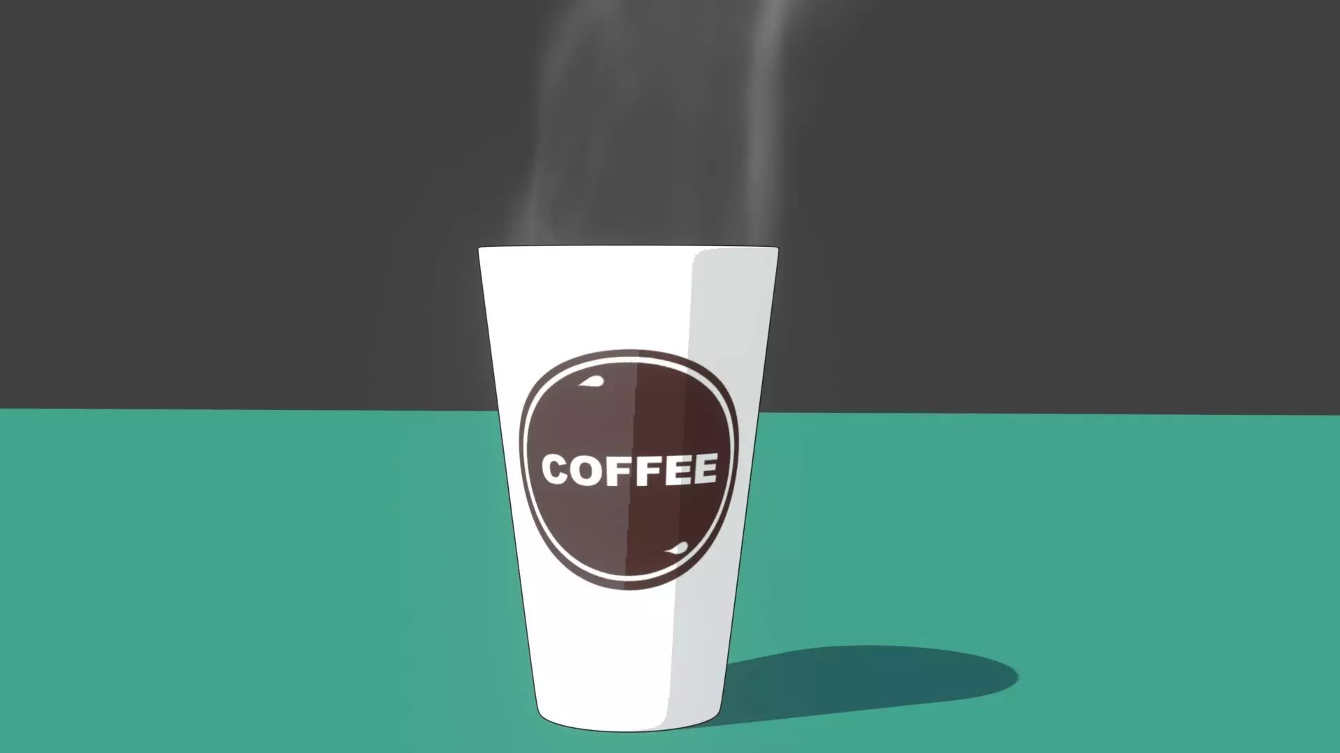 Hot coffee 3D model 3D model_0
