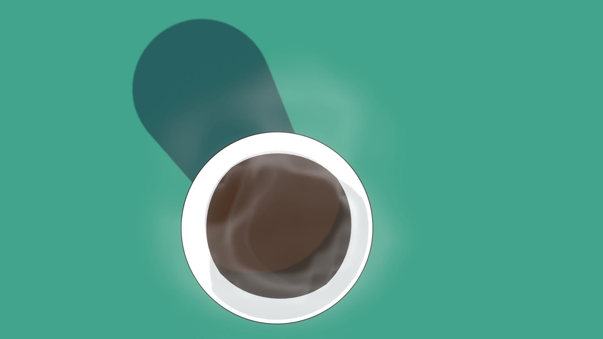 Hot coffee 3D model 3D model_5