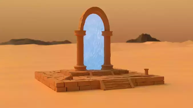 Portal in a Desert