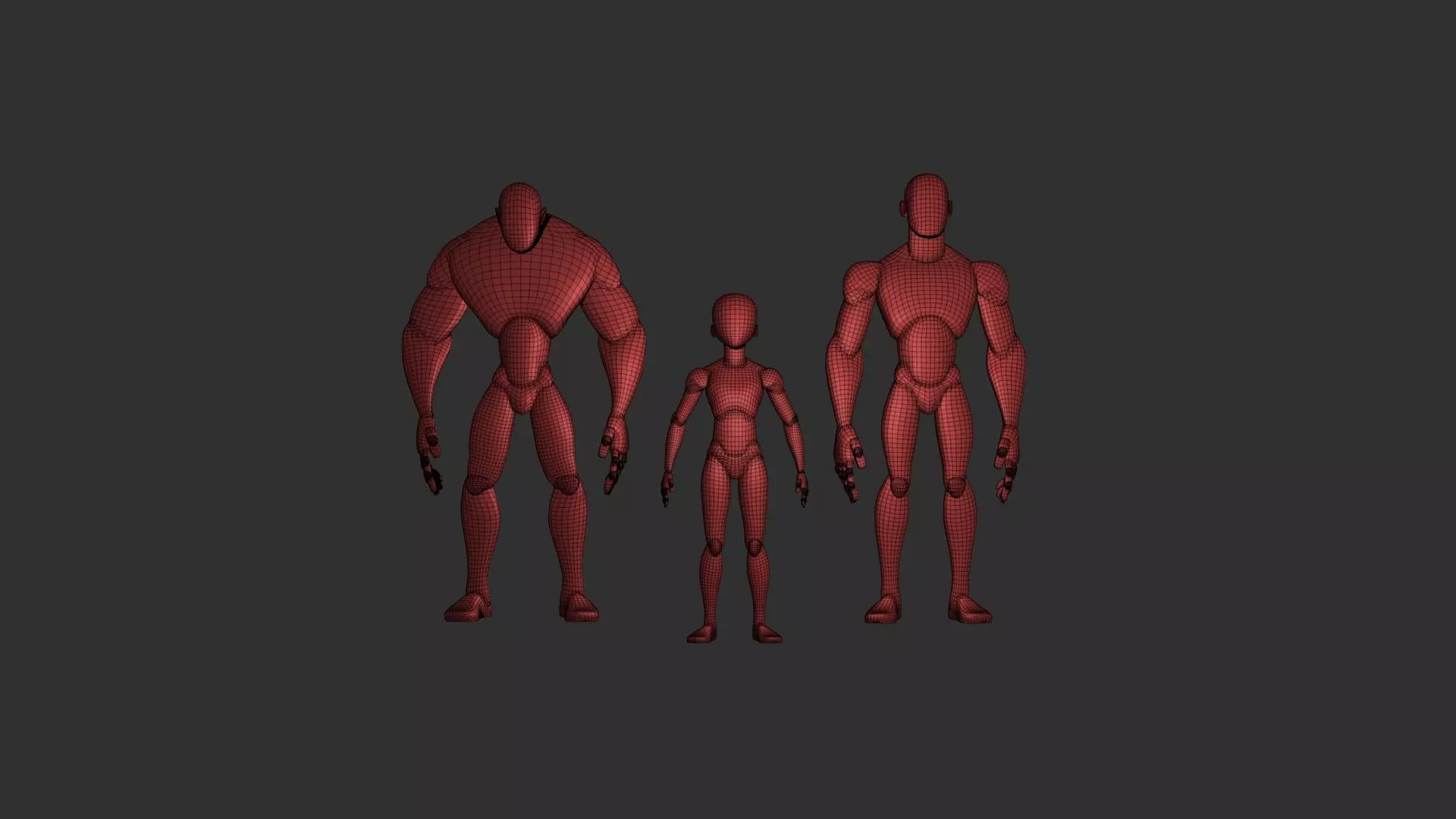 Male basemesh Free 3D model_0