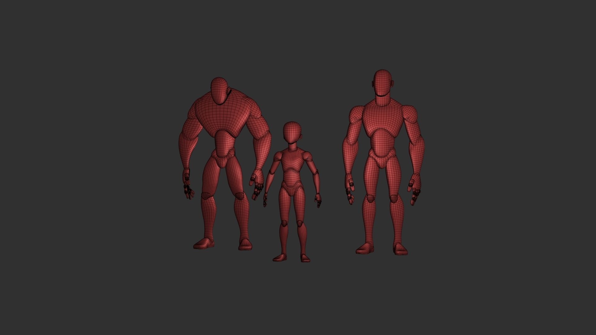 Male basemesh Free 3D model_1