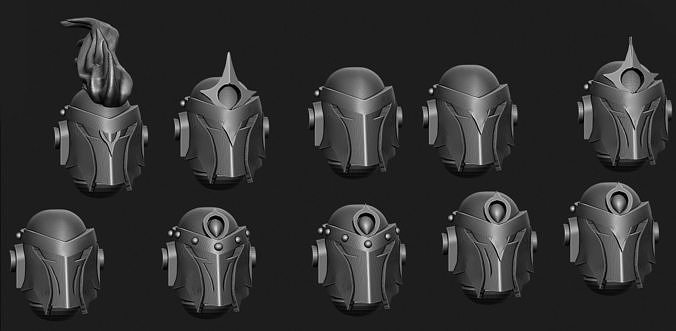 Thorn Lord helmets 3D print model