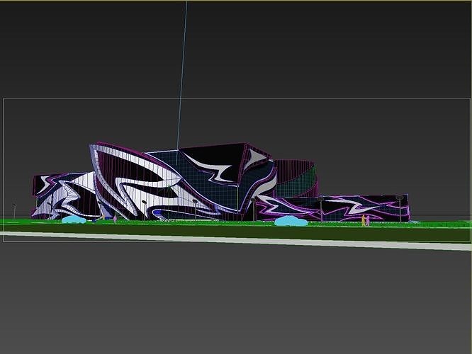 Parking Concept Building 3D model 7