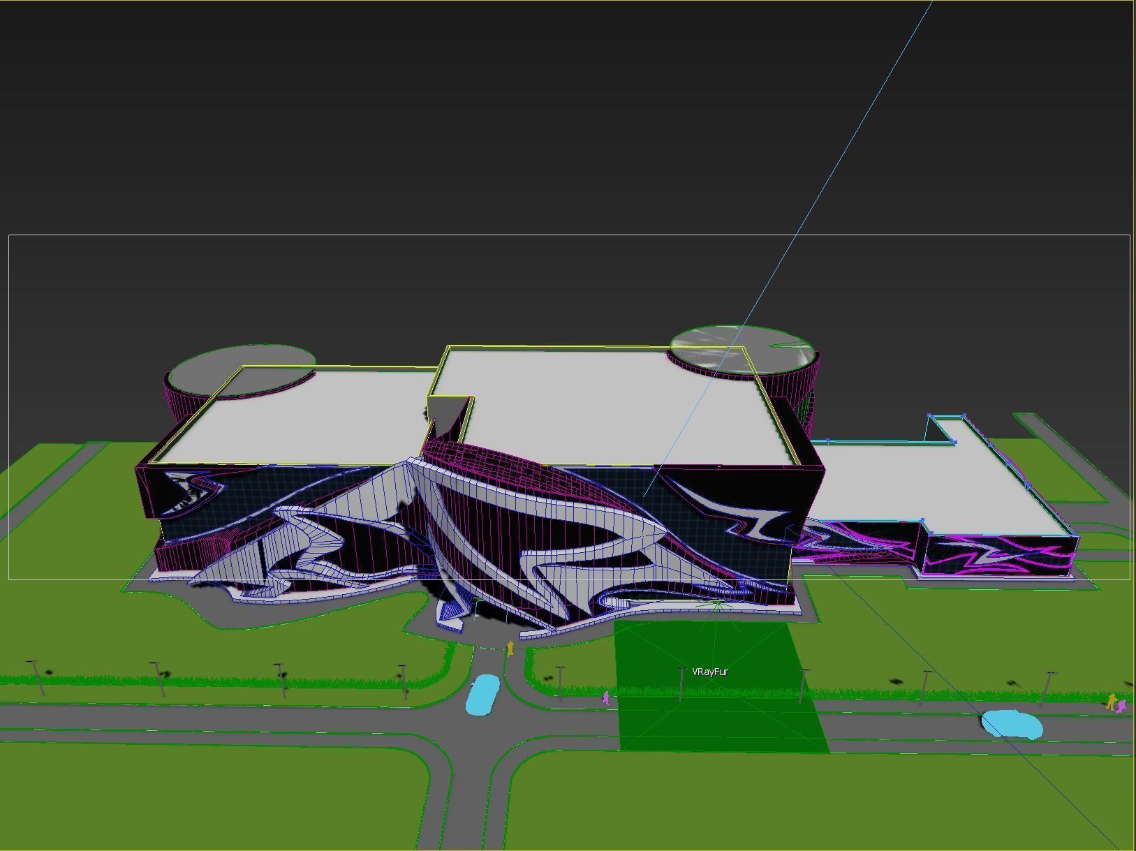 Parking Concept Building 3D model_7