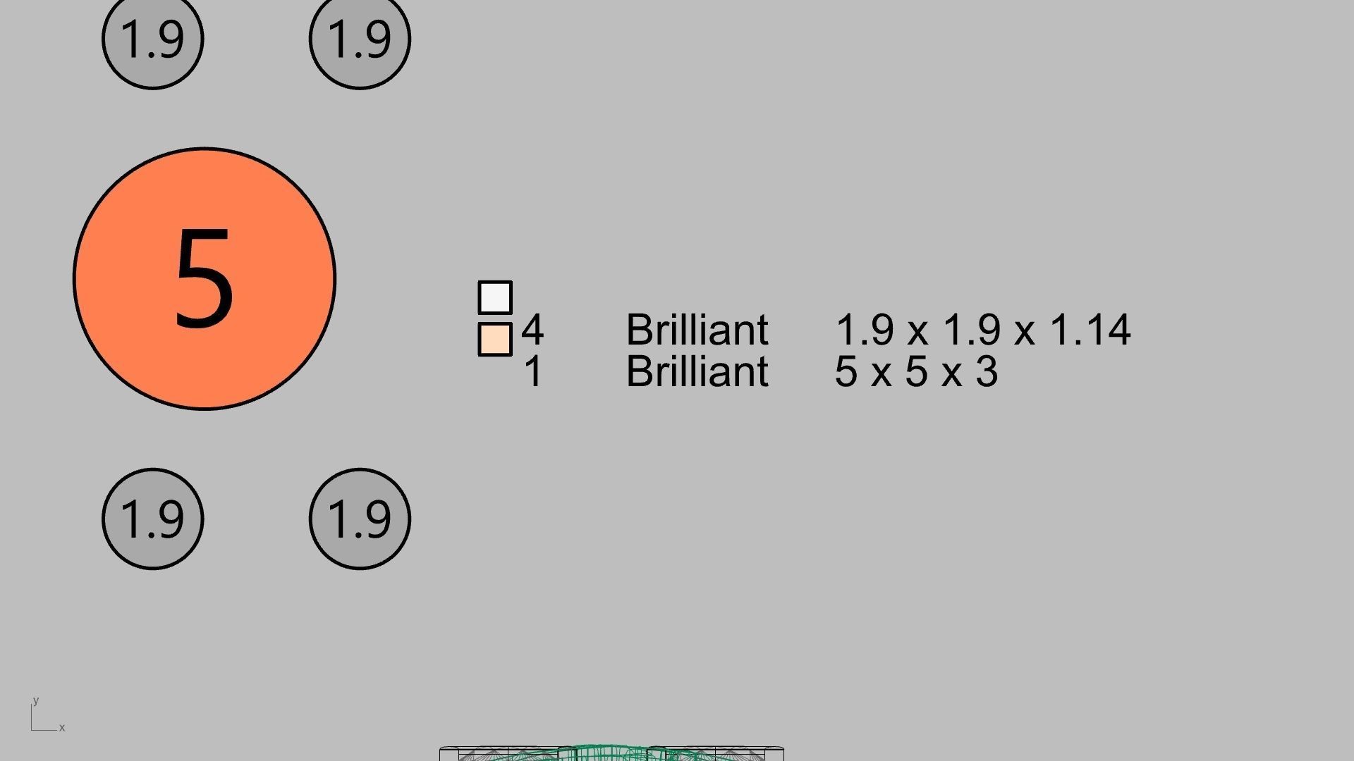 weave shank diamond ring stl verified  3D print model_9