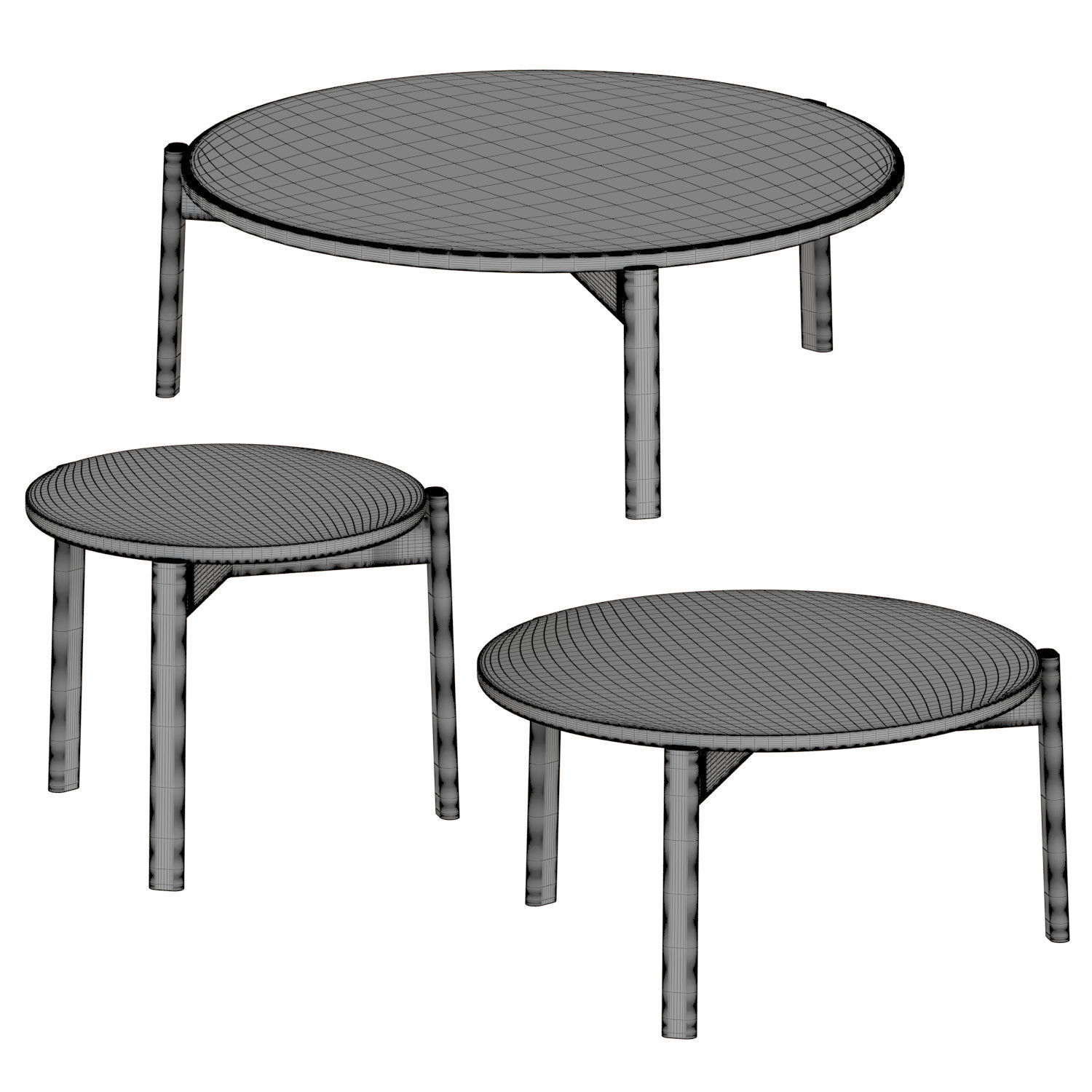 Passage Lounge Table 3D model_4