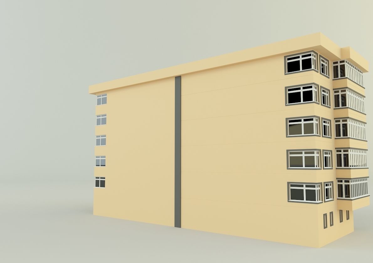 building 658 3D model_1