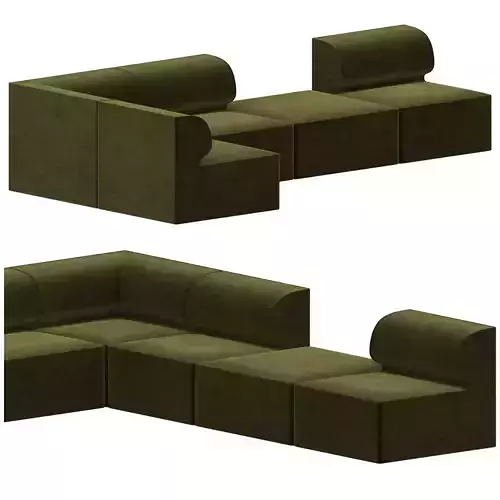 Eave Modular Sofa 3D model
