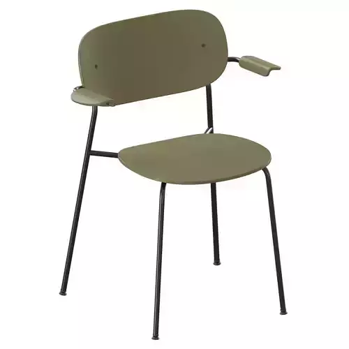 Co Dining Chair With Armrest 3D model