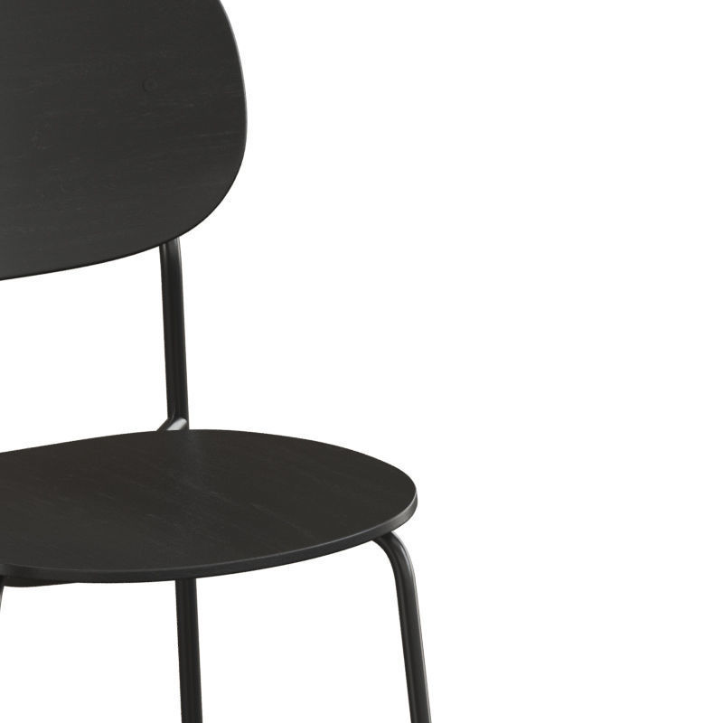 Co Dining Chair Without Armrest 3D model_2