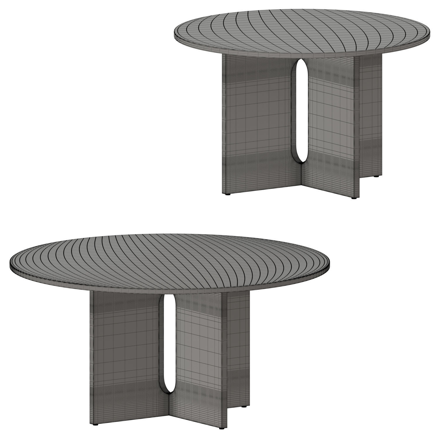 Androgyne Dining Table 3D model_4