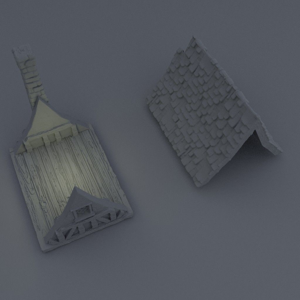 Coffin Maker Tabletop Terrain 28 MM 3D print model_8