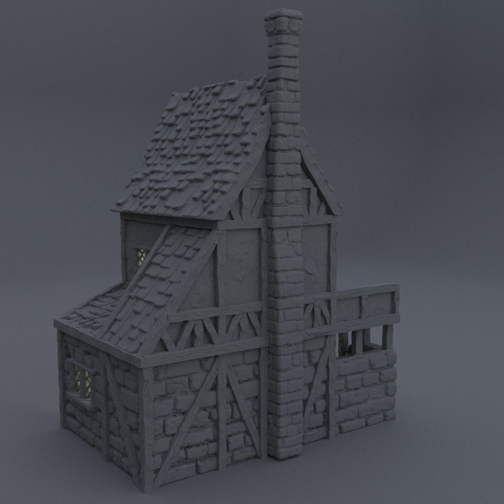 Coffin Maker Tabletop Terrain 28 MM 3D print model_2
