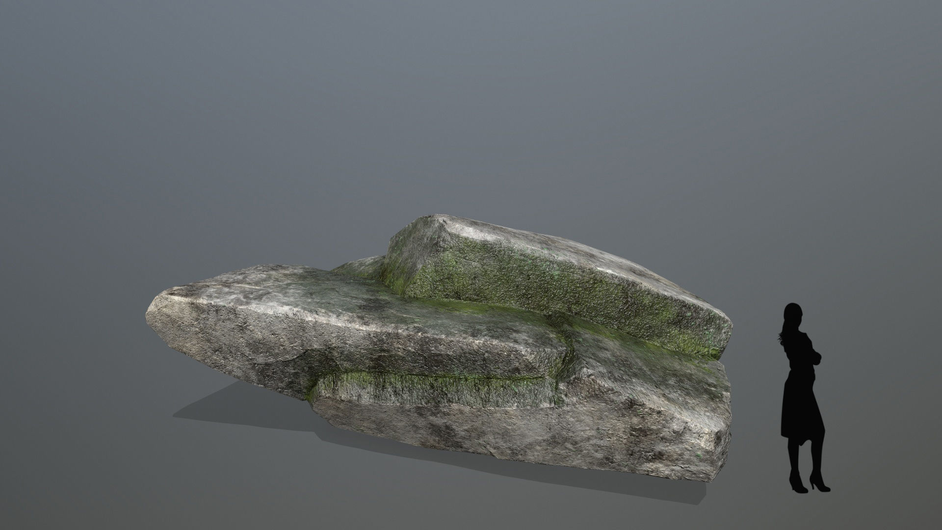 Rock Set Low-poly 3D model_6