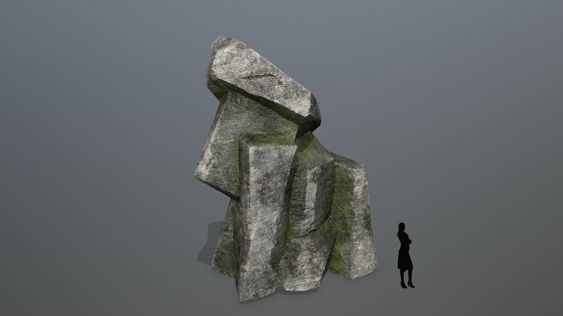 Rock Set Low-poly 3D model_5