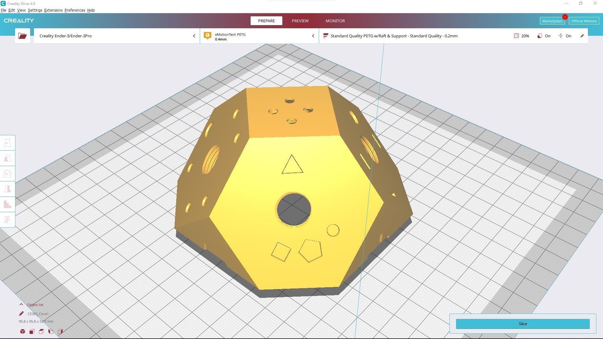 Jedi Holocron 3D Print 24 parts 3D print model_8