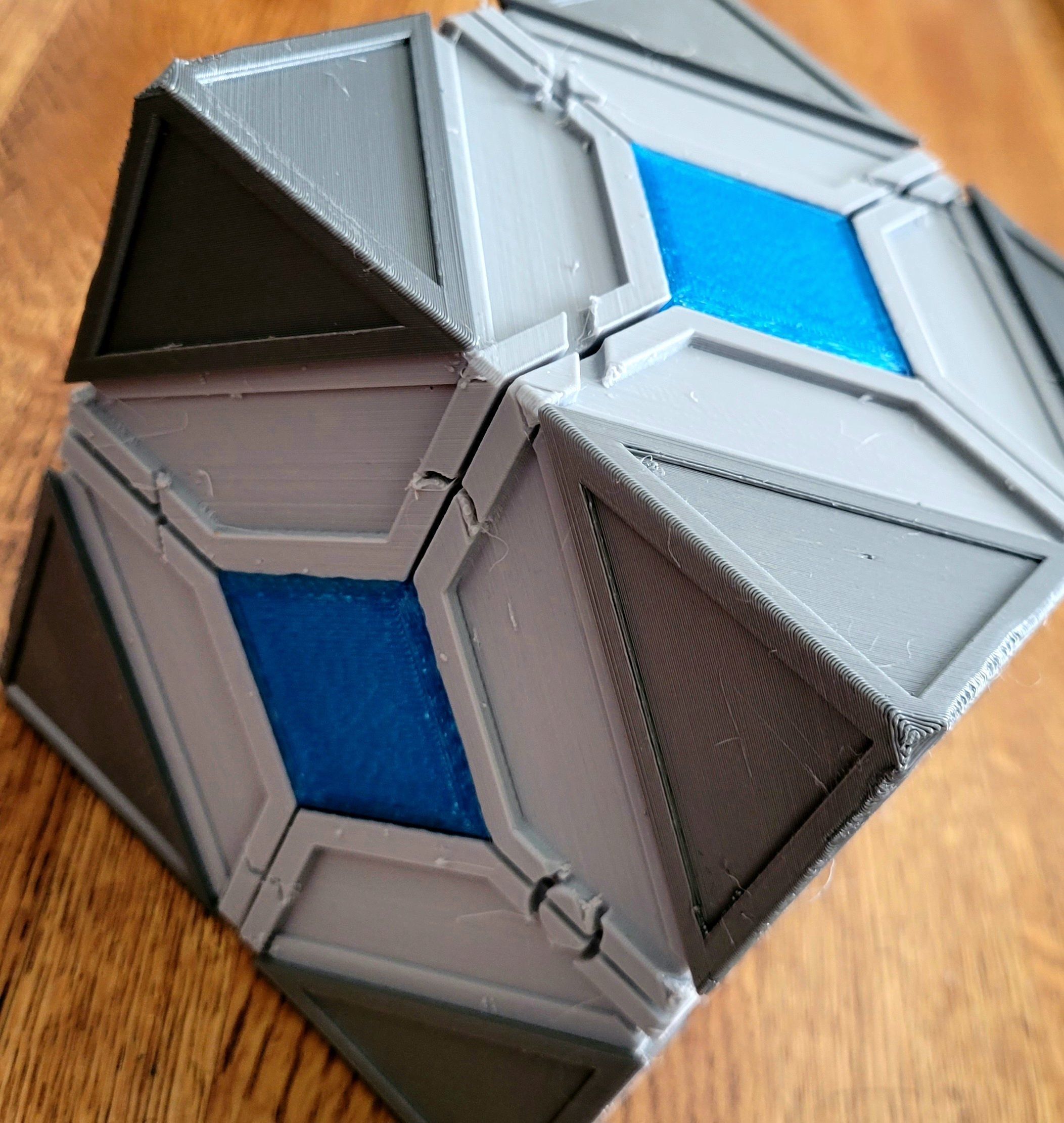 Jedi Holocron 3D Print 24 parts 3D print model_11