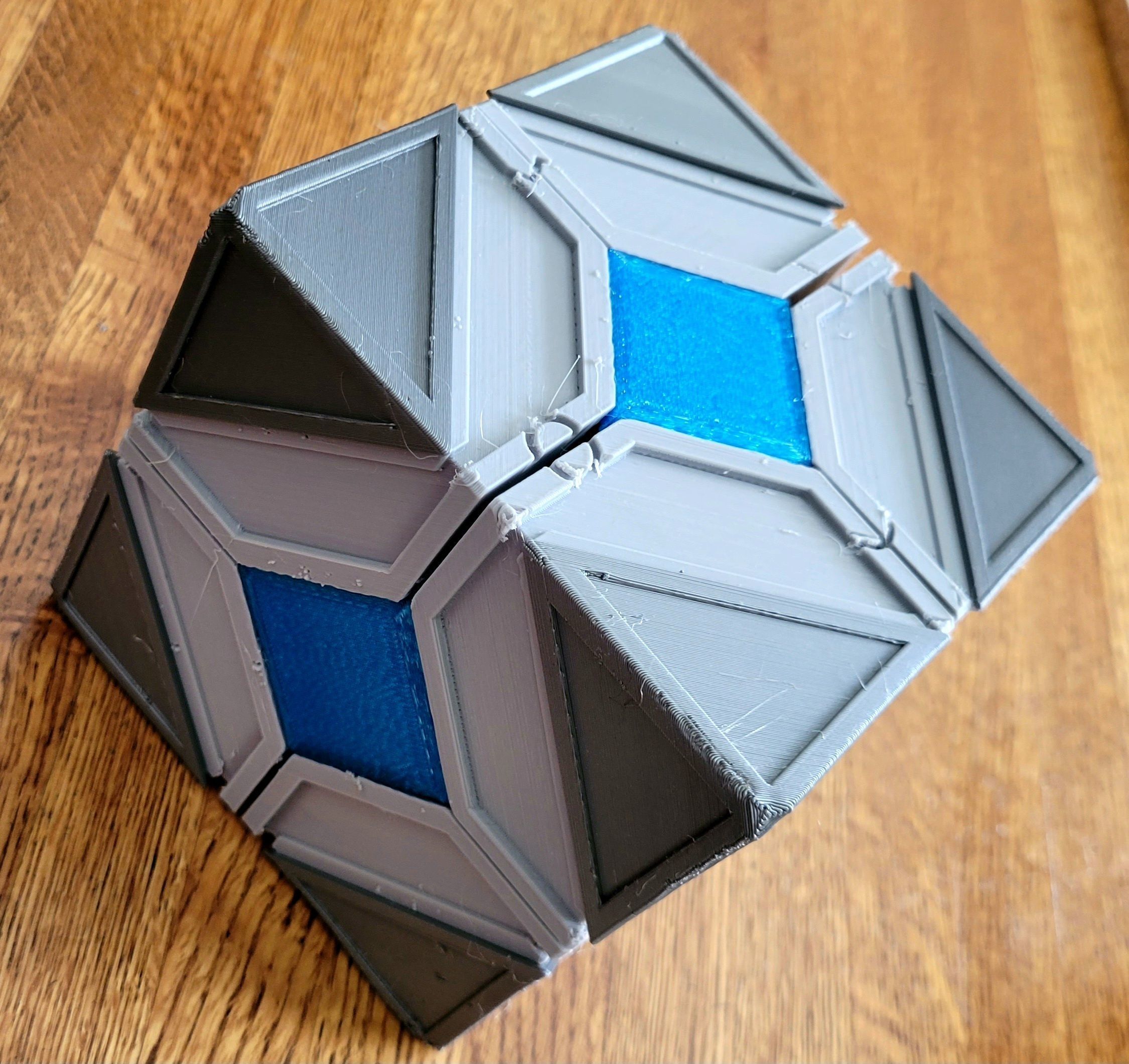 Jedi Holocron 3D Print 24 parts 3D print model_13