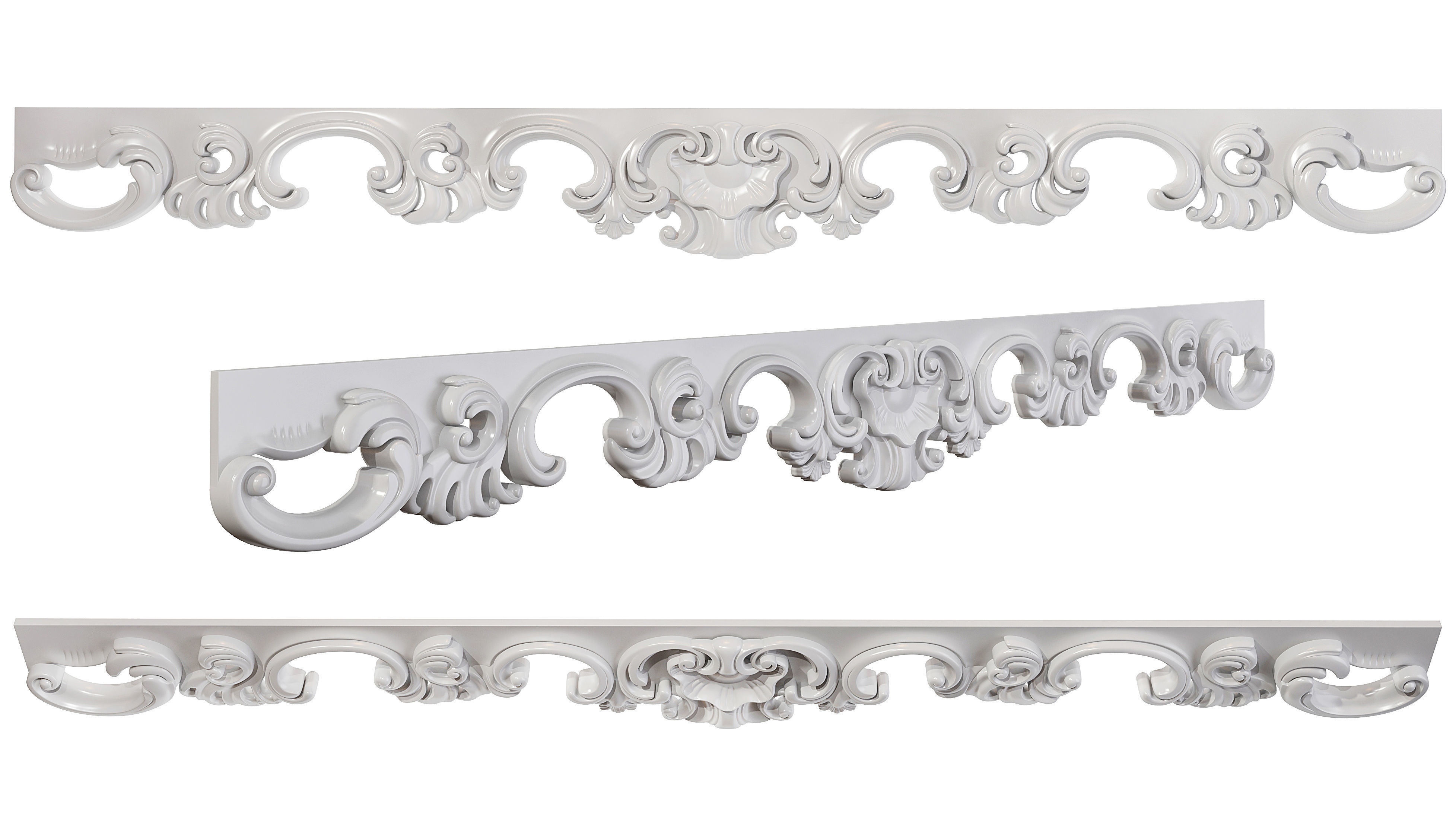 Classic carved 148 3D model_4