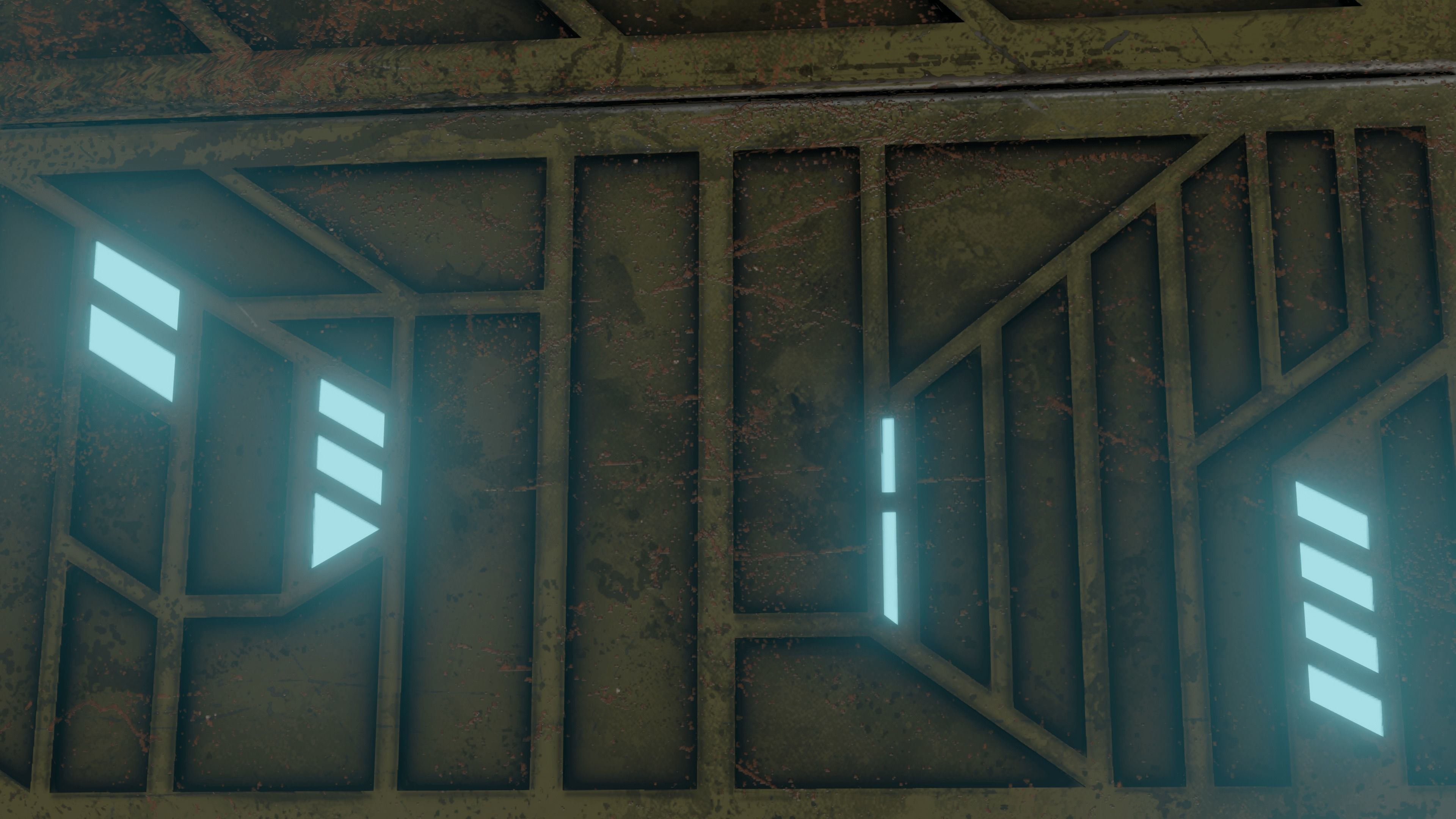 Sci-fi Chest - rigged animated - game ready Low-poly 3D model_12