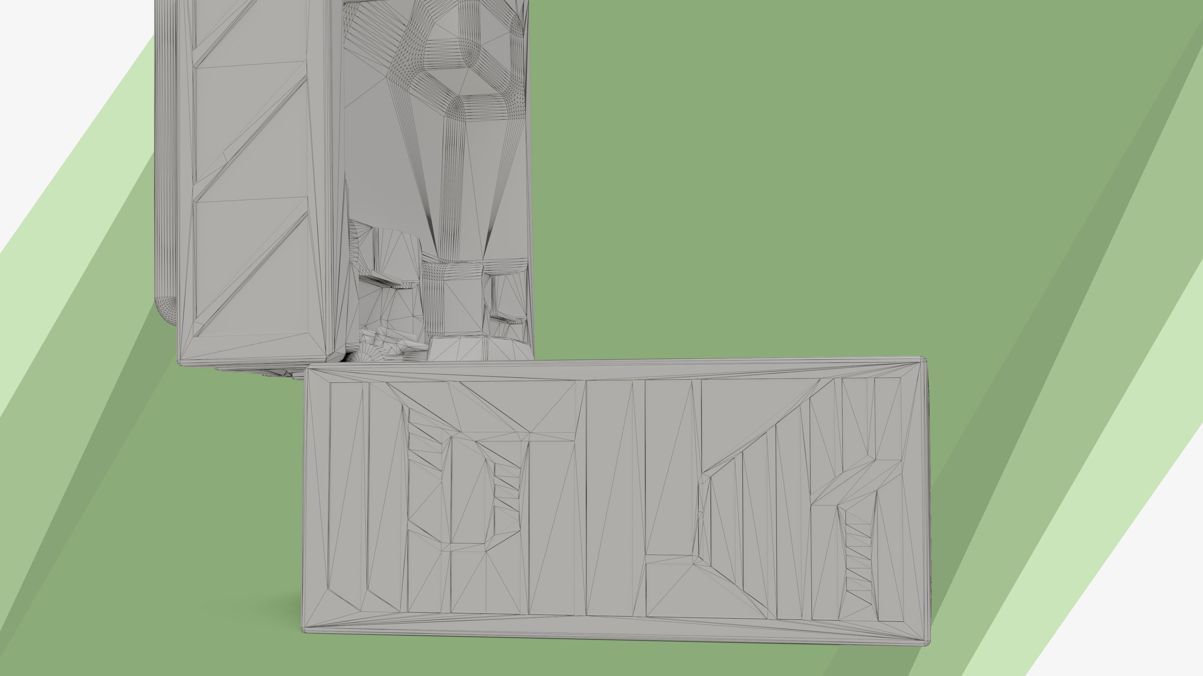 Sci-fi Chest - rigged animated - game ready Low-poly 3D model_35