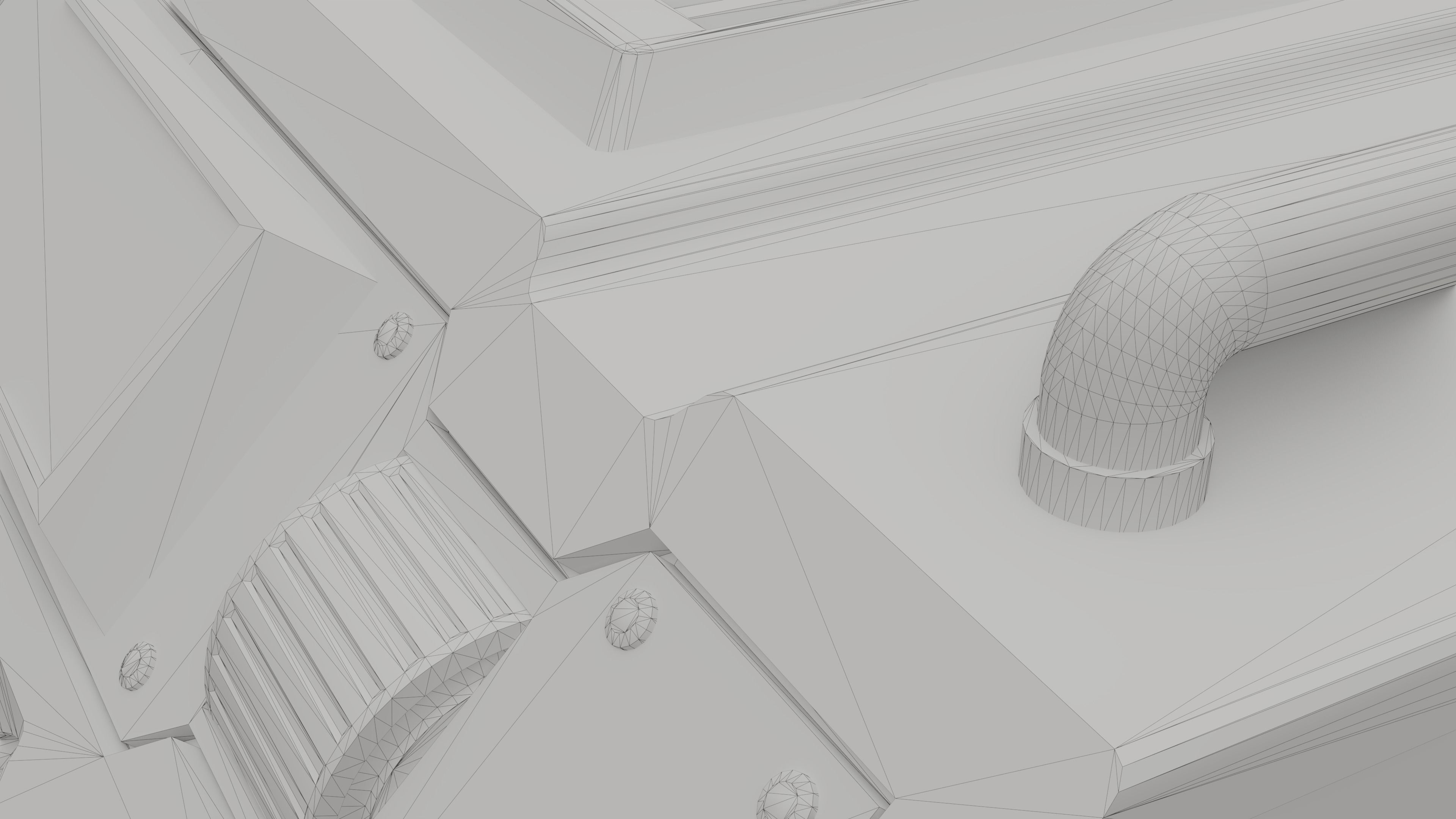 Sci-fi Chest - rigged animated - game ready Low-poly 3D model_36