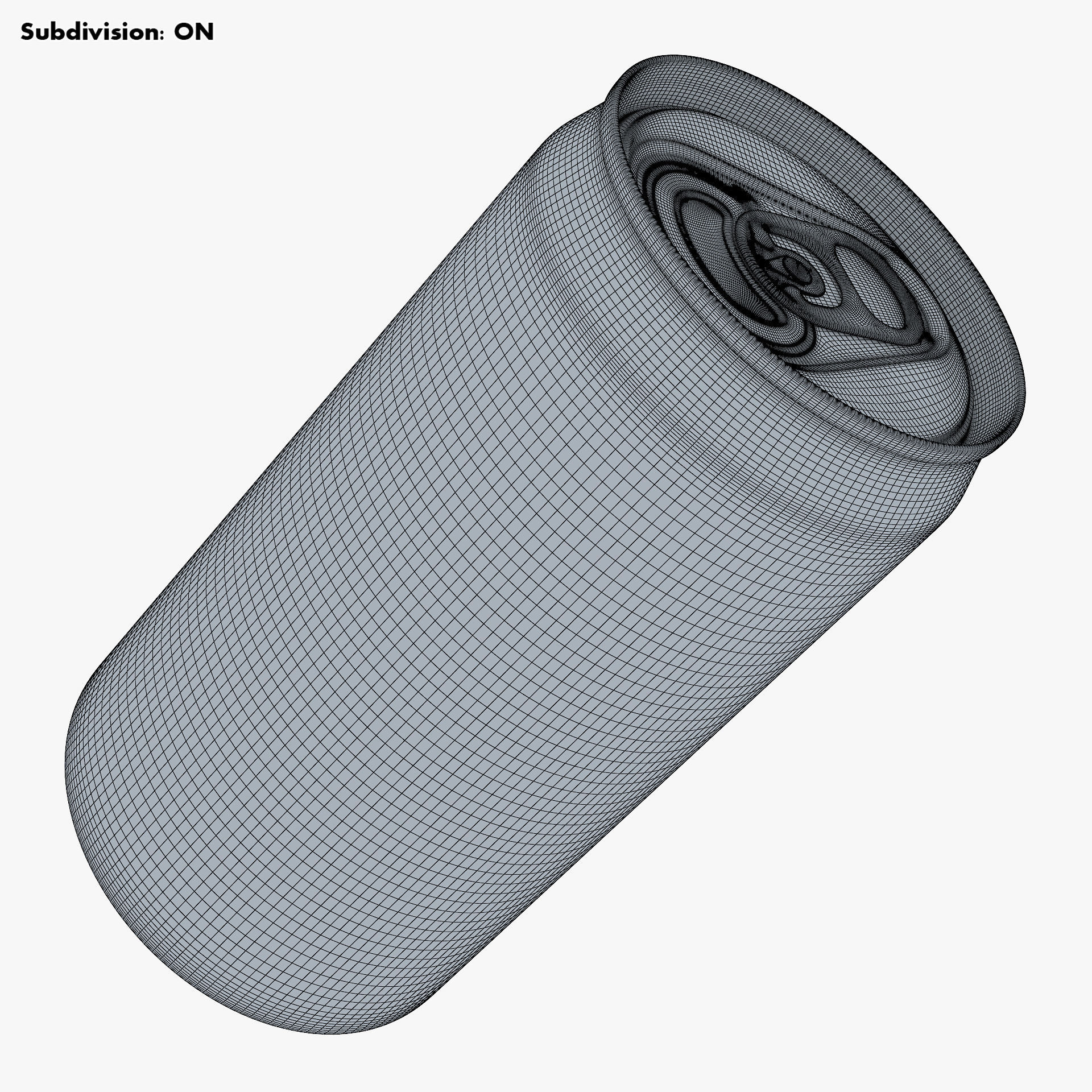 Aluminum Sleek Can 250ml v 2 3D model_9
