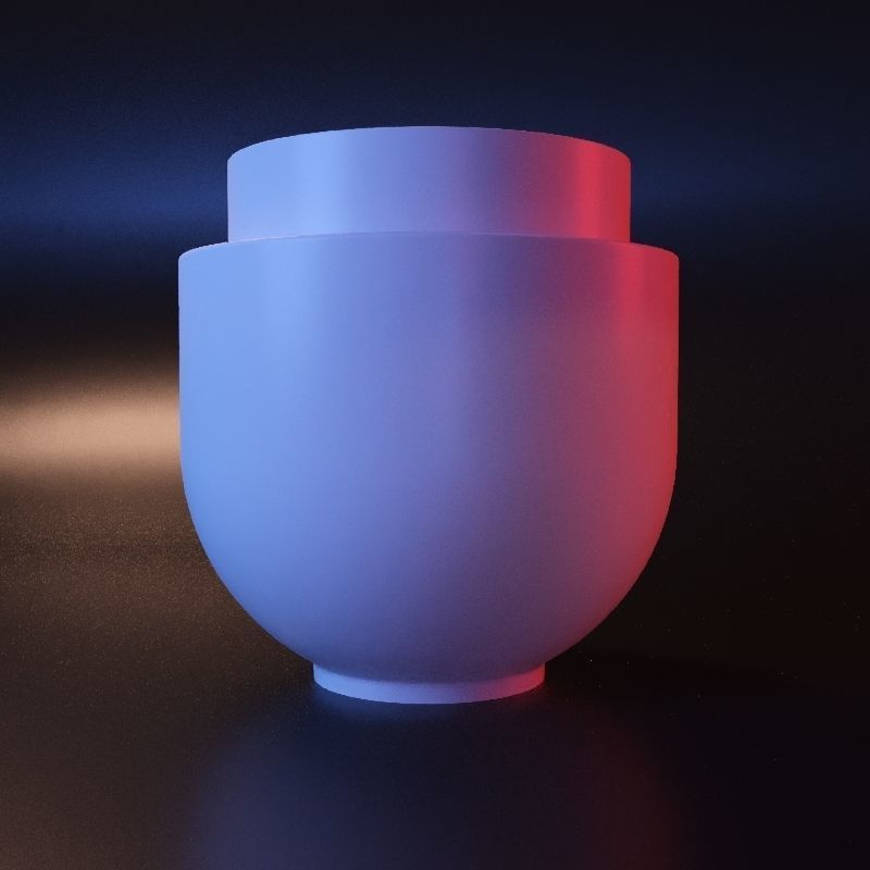 Flower pot 3D print model_7