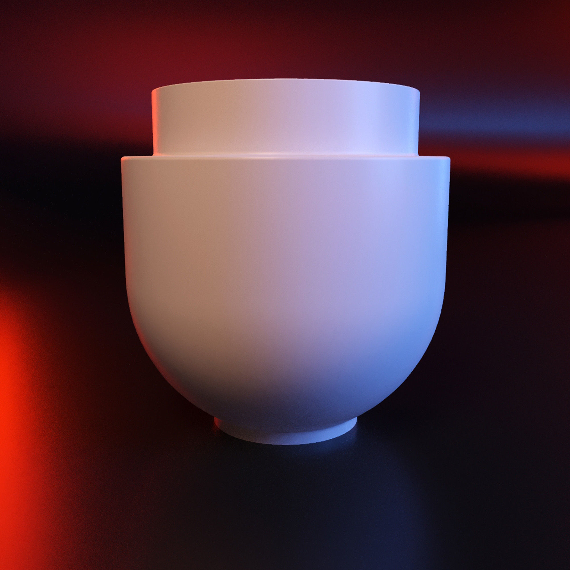 Flower pot 3D print model_2