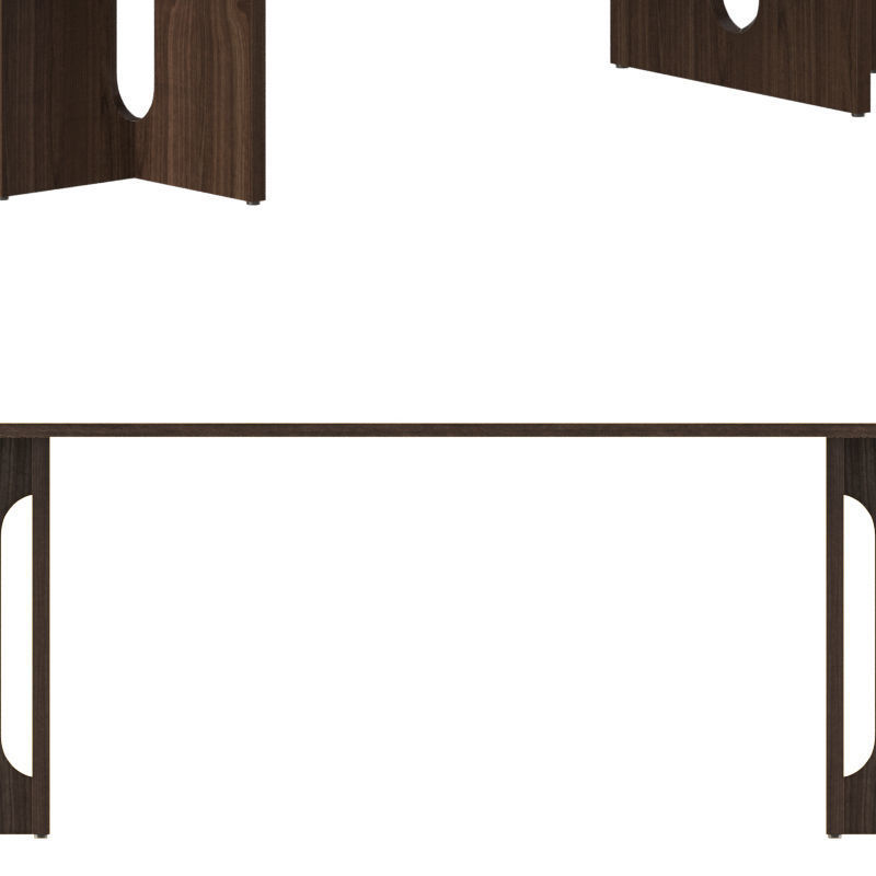 Androgyne Dining Table Rectangular 3D model_3