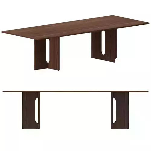 Androgyne Dining Table Rectangular 3D model